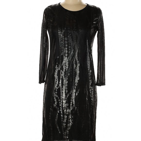MM6 Maison Martin Margiela Dresses & Skirts - MM6 Maison Martin Margiela Black Printed Dress